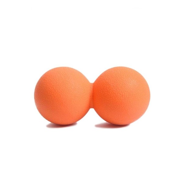(SCGEHA) Peanut Ball Stretch Ball Massage Ball for Arms, Shoulders, Neck, Legs, Hips, Buttocks, Stiff Point (Orange)