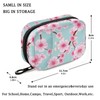 Fustylead Fustylead Pink Cherry Flower Pill Organizer Travel Portable Zipper