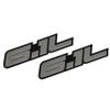 ERPART 6.1L Liter Silver Engine Real Polished Aluminum Emblem Badge