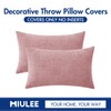 MIULEE Pack of 2 Couch Valentines Throw Pillow Covers 12x20
