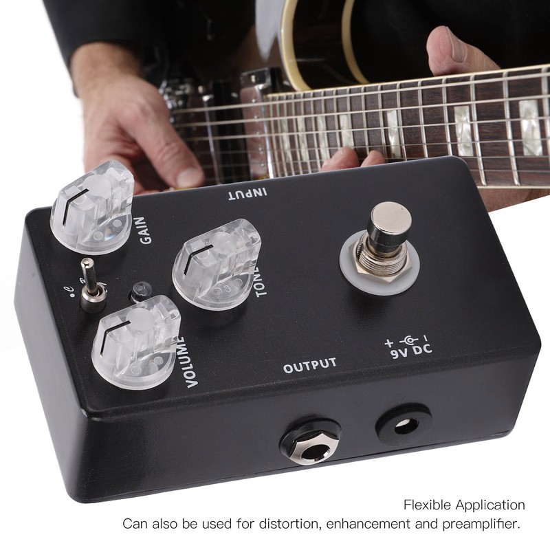 Guitar Effect Pedal Super Rat True Bypass Distortion Portable Adjustable