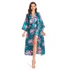MizzGenio Women's Long Silk Robes Lightweight Long Satin Robes Full