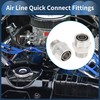INFINAUTO Push to Connect Air Fittings 35/64" Male Thread Air