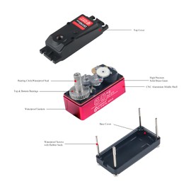 DS5160 60KG SSG HV Digital DS 270 Degree Servo, Waterproof RC Steering Servo for 1/5 Scale RC Crawler Truck