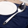 1 Pcs Slotted Spoon Stainless Steel Cooking Spoon Kitchen Serving