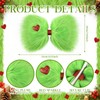 14 x 8'' Lime Green and Red Christmas Tree Topper