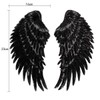 Milya sew-on, iron-on patch Angel Wings pattern, 2 for T-shirt,