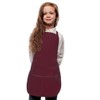 DayStar Apparel 250 Two Pocket Child Bib Apron, Maroon