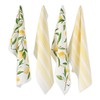 DII Lemon Bliss Kitchen Collection, Juego de Toallas de Cocina,