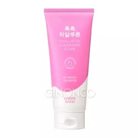 Happybath 해피바스 촉촉 히알루론 클렌징폼 200g 수분막 순한 Happybath Hyaluronic Acid Moisturizing Cleansing Foam 200g Hydrating Mild