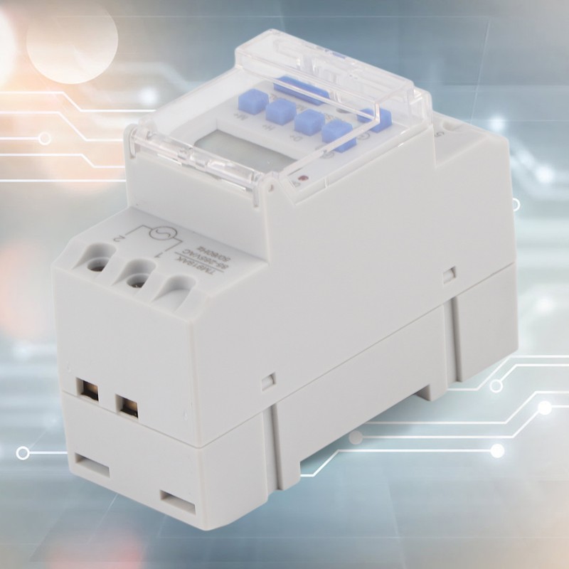 85‑265V AC 16A Weekly 12/24hrs Timer Switch LCD On Off