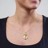 trendor 75826-60 Women's Locket with Necklace Gold on Silver 925