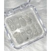 Angelic White Handmade Nail Tips - Long Oval / 엔젤릭