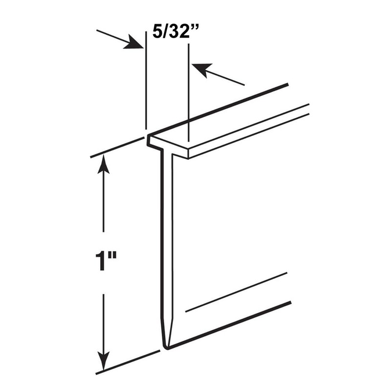 Clear Soft Vinyl Framed Shower Door Replacement Sweep and Seal,