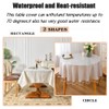 Plastic Table Cover, Waterproof Thick Table Cloth, Heat-resistant Clear Table