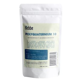 Hebbe Cosmetics Polyquaternium 10 Antiestatico Acondicionador Suavizante capilar y facial soluble en agua 250g