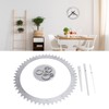 Simple Wall Clock Hollow Gear Frameless Design Hanging Clock with