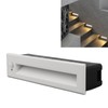 Recessed Sensing Step Light Frosted White LED Stair Light for