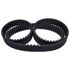 Holdia 132T 1 1/2" Rear Drive Belt 40023-86 1204-0046 Compatible with Harley Davidson 1986-96 Softail FLST with a 70 Tooth Pulley