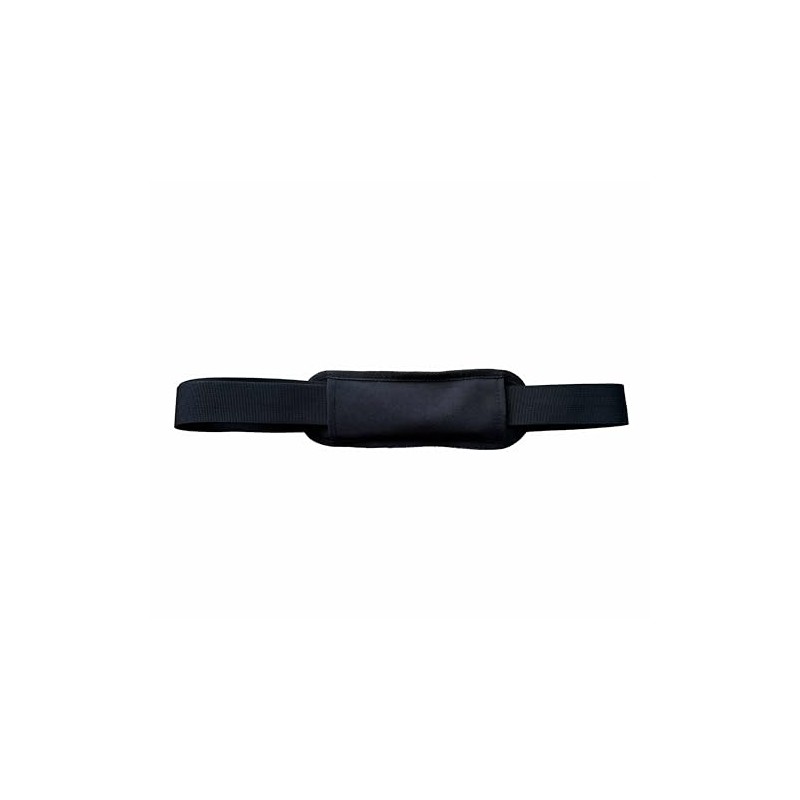 Fitgriff® Gym Bag V1 Shoulder Straps, Full Black, Sporty