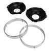 1 Pair Headlamp Retaining Ring H00001EB Headlight Ring Mounting Bucket