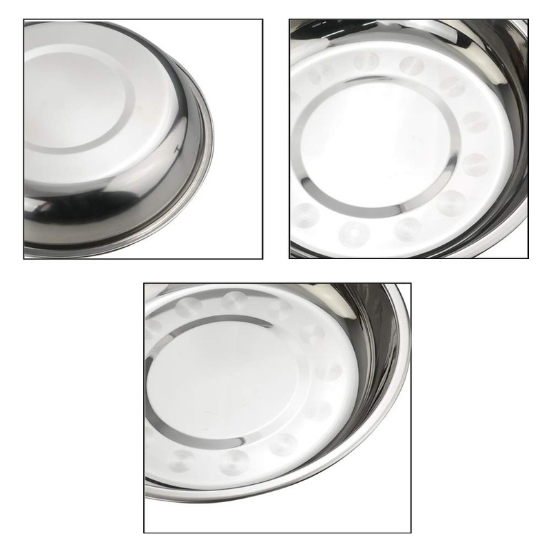 Gitany 6 Sets Round Dinner Plate Dish Food Holder Plates,