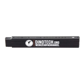 Dinotech Folding Ruler Ruler Black 2 m Accuracy Class III