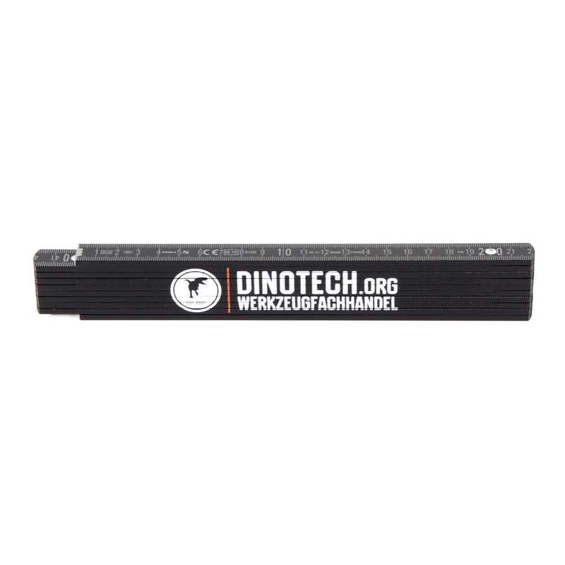 Dinotech Folding Ruler Ruler Black 2 m Accuracy Class III