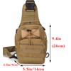 Rullar Small Hiking Daypack Tactical Sling Chest Bag Military Molle