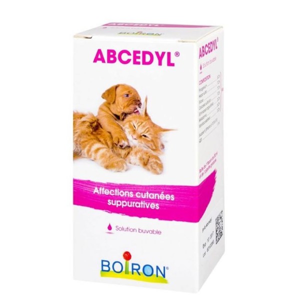 Boiron Homéopathie Vétérinaire Abcedyl PA Boiron homeopathie vétérinaire 30 ml