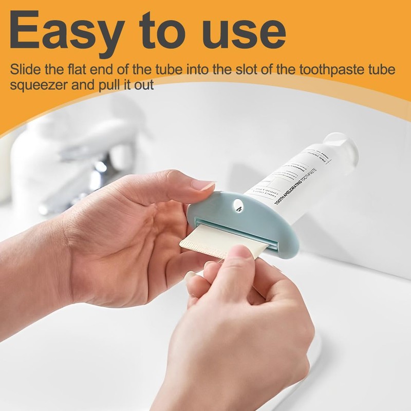 JEXOWIQ Pack of 5 Tube Squeezers, Bathroom Toothpaste Tube, Squeeze