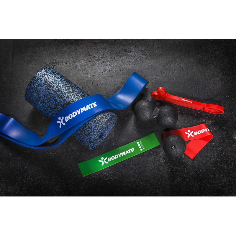 BODYMATE Premium Fitness Bands. 208cm elastic resistance band made from