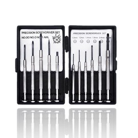 11 PCS Mini Screwdriver Set, Small Screwdrivers of Flathead and Phillips, Screwdriver Sets for Glasses, Watch, Phone, Toys, Computer Repair