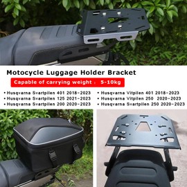 Svartpilen 125 401 2018-2023 Rear Luggage Racks Motocycle Luggage Holder Bracket for Svartpilen 125 200 250 401 Vitpilen 250 401 2018 2019 2020 2021 2022 2023 - Black