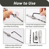 3 Pcs Hinge Drill Bit Set, Self Centering Drill Bit,