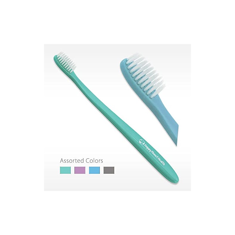 HDP Happy Planet Biodegradable Toothbrush Floss Color:Biodegradable Size:Pack of 8