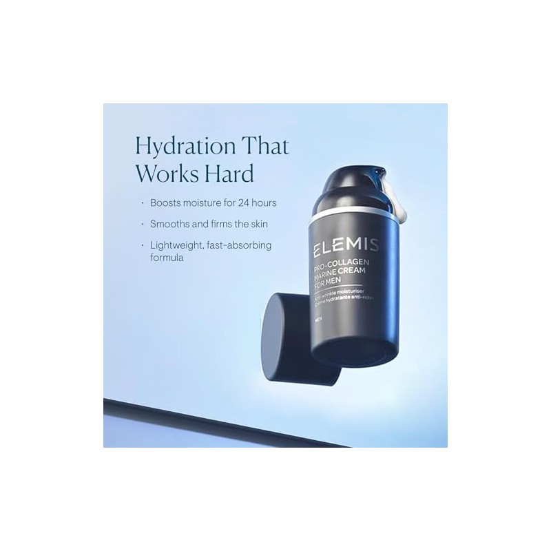 Elemis Pro Collagen Marine Cream For Men Anti Wrinkle Moisturizer