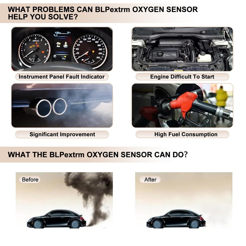 BLPextrm - Sensor de oxígeno O2 de repuesto para Honda