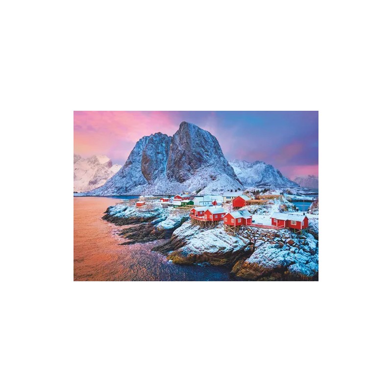 Clementoni Rompecabezas Villa Hamnoy Noruega 500 Pz Clementoni Lofoten