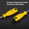 sourcing map 2pcs SL6 Flat Head Screwdriver 9.4" Magnetic Slotted