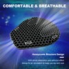 CERITORN Motorcycle Gel Seat Cushion, 3D Honeycomb Shock-Absorbing, Hollow and
