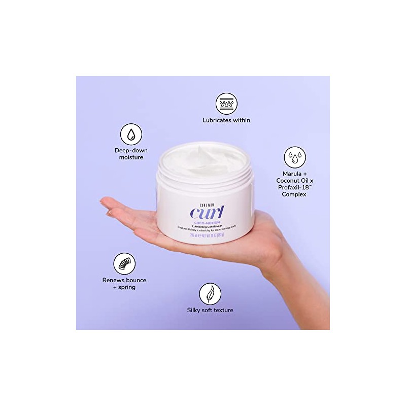 Color Wow Curl Wow Coco-Motion Hydrating Conditioner for Curly Hair,