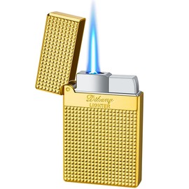 Lighter Refillable lighters Reusable Butane Gas Lighter Suitable for Men Birthday Gifts(Free of Butane Gas)
