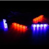 Riloer 16 LED Car Strobe Flash Light, 12V Dash Police