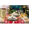 Funnlot Christmas Table Runner Red 270 x 28 cm Xmas