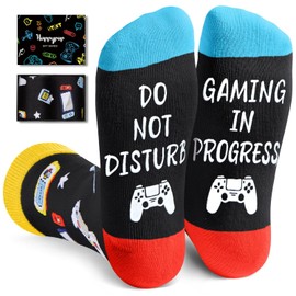 Gaming Gifts for Gamers Men Teen - Funny Gaming Socks Video Game Socks Christmas Gifts for Male Female Gaming Lover