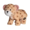Tikiri Leopard Rubber Teether Rattle & Bath Toy