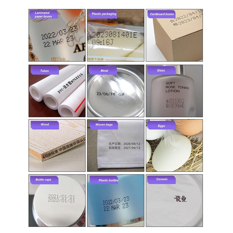 Handheld Inkjet Printer HD LED Touch Screen Support Multi Language