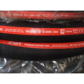 MPI Marine Fuel Fill Hose Line 1-1/2 INCH ID X 10FT 350  TYPE A2 USCG 23711