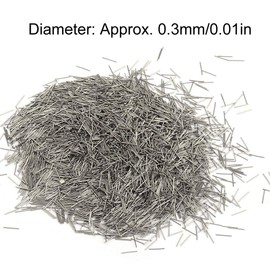 Magnetic Tumbler Pins Polishing Compound, Stainless Steel Polisher Finishing Pin Polishing Pins Magnetic Tumbler Jewelry Making Accessory